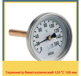 Термометр биметаллический 120 °С 100 мм в Бухаре